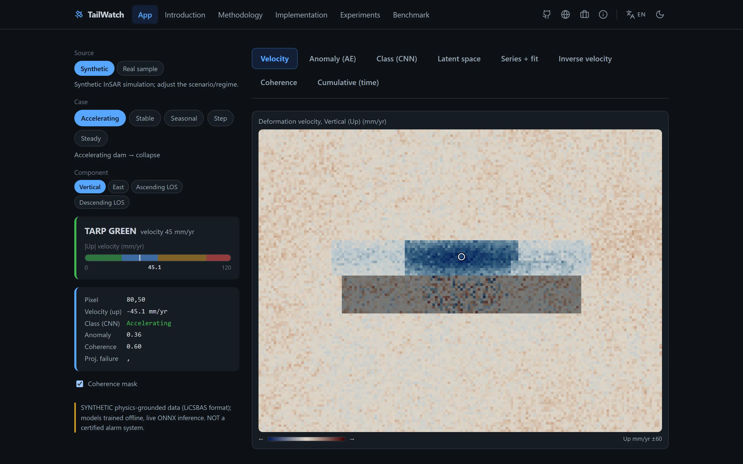 TailWatch — InSAR Ground-Deformation Studio for Tailings Dams & Slopes
