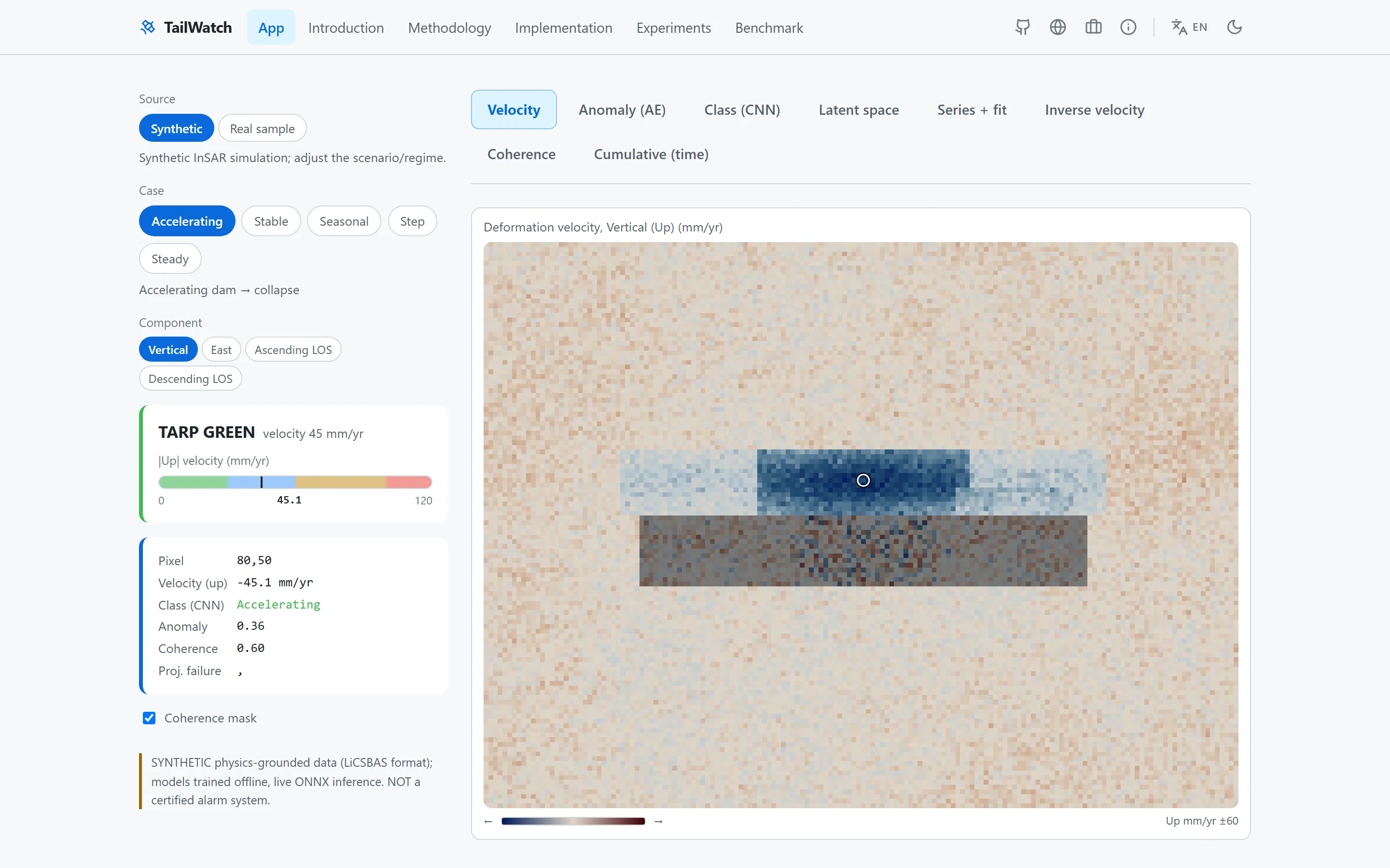 TailWatch — InSAR Ground-Deformation Studio for Tailings Dams & Slopes